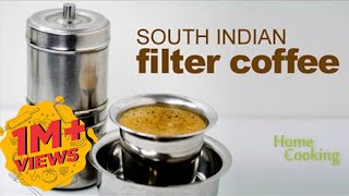 Filter Coffee l Degree Coffee l Authentic South Indian Filter Coffee  Coffee  Home Cooking Show [upl. by Atires]