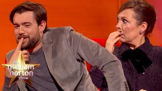 Olivia Colman Accidentally Insults Jack Whitehalls American Accent  The Graham Norton Show [upl. by Streeter]