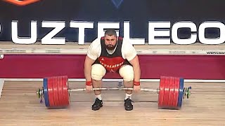 225  267  ABSOLUTE WORLD RECORDS  Lasha Talakhadze  2021 WWC [upl. by Douglass463]