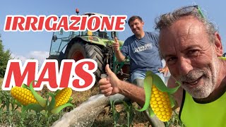 IRRIGAZIONE MAIS 🌽 a SCORRIMENTO nelle PIANURE DRONERESI VALLE MAIRA CN [upl. by Emmott]