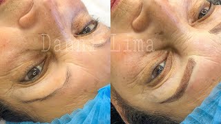 MICROBLADING PASSO A PASSO LÂMINA 12 FLEX [upl. by Erialcyram146]