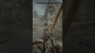 Shooting The Lady In The Back With Arrows skyrim [upl. by Hiasi]