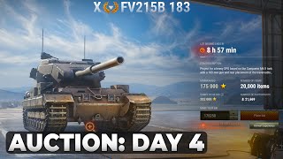 WoT Auction 2023 Day 4 FV215b 183 [upl. by Oram]