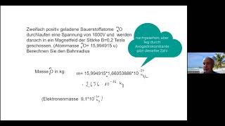 Bahnradius Massenspektrometer Intro [upl. by Sears]