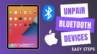 How To Unpair Bluetooth Devices From iPad [upl. by Eelesor428]