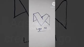 Creative logo design with letter M [upl. by Anneehs]