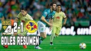 Leon vs America 2015 21 GOLES Resumen Cuartos de Final Vuelta Apertura 2015 Liga MX [upl. by Andert]