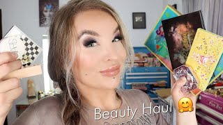 Haul Huda Nars BK Glamlite Sydney Grace Lawless GXVE Flower Knows Farmacy Glow Recipe [upl. by Lorac]