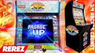 Arcade 1UP Street Fighter Home Arcade Review  Rerez [upl. by Olotrab428]