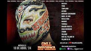 CMLL INFORMA DEL 10 DE ABRIL DE 2024 LA VOZ OFICIAL DEL CONSEJO MUNDIAL DE LUCHA LIBRE [upl. by Rollo]