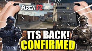 AREA F2  ITS COMING BACK CONFIRMED  New Maps  New Guns [upl. by Midis]