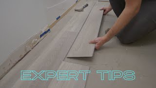 How To Install Vinyl Plank FlooringStart to Finish [upl. by Eimme]