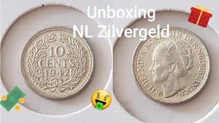 Nederlands Zilvergeld Unboxing  Stacken Munten verzamelen Beleggen amp Investeren [upl. by Ynohtn]