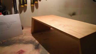 Plywood Monitor Stand [upl. by Esdnil]