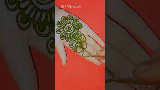 Beautiful shaded arabic mehndi designmehndi henna youtubeshorts uhmehandi [upl. by Irene]