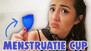 Ik test de menstruatie cup uit  mijn ervaring [upl. by Enuahs]