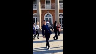 Tina Turner flash mob US embassy dances the Nutbush in Canberra [upl. by Landel663]