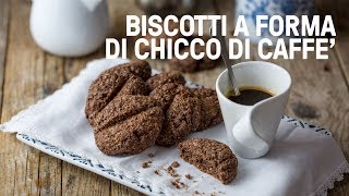 Biscotti vegan a forma di chicco di caffè [upl. by Goda]