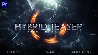 Premiere Pro Templates Review Hybrid Teaser  Free Font ⭐️⭐️⭐️⭐️⭐️ [upl. by Nehepts]