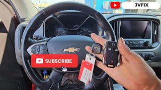 How to program key fob on 20142023 Chevrolet GMC Canyon Colorado with autel IM608 [upl. by Locklin]