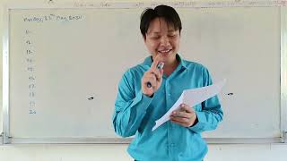 Question 11 Multiplechoice questions MCQs លំហាត់បែបសំណួរពហុជ្រើសរើស លំហាត់លេខ១១ [upl. by Thera]