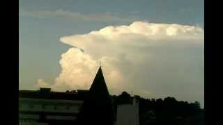 Overshooting Top Great Timelapse [upl. by Ynaffet]