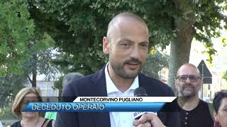 ✅ MONTECORVINO PUGLIANO DECEDUTO OPERAIO SUD TV 114 [upl. by Itsym]