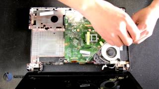 ASUS X550C  Disassembly and cleaning [upl. by Nallek]