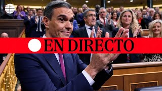 🔴 DIRECTO  Segunda sesión del debate de investidura de Pedro Sánchez [upl. by Wynne639]