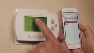 Honeywell WiFi Thermostat  Install and Setup [upl. by Reid]