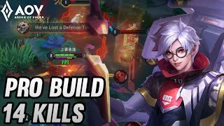 AoV  THORNE GAMEPLAY  PRO BUILD 14 KILLS  ARENA OF VALOR [upl. by Price]