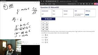 dSAT Question Bank  Linear Equations in Two Variables 1 [upl. by Aved793]