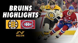 Bruins Highlights Best From Boston’s OT Thriller Against Canadiens [upl. by Wier990]