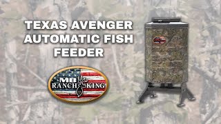 MB Ranch King Texas Avenger Automatic Fish Feeder [upl. by Oruntha804]