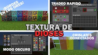 La MEJOR TEXTURA para Minecraft Pe 119  Texture Pack util para SURVIVAL TECNICO [upl. by Clite]