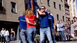 International Rueda de Casino Multi Flash Mob Day  07 April 2018 Nuremberg Germany [upl. by Conias]