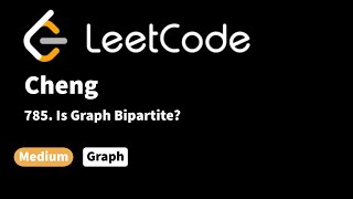 LeetCode 785 Is Graph Bipartite [upl. by Eeryn]