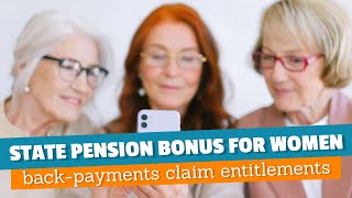 State pension backpayment claim for women [upl. by Standice]