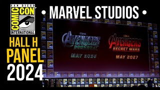 MARVEL STUDIOS FULL HALL H PANEL  SAN DIEGO COMIC CON 2024 [upl. by Gorski]