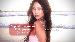 Capcut tan micro edit yapımı tutorial lilies fyp keşfet [upl. by Donatelli]