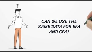 Using the same data for Exploratory Factor Analysis EFA and Confirmatory Factor Analysis CFA [upl. by Simson]