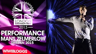 Live Måns Zelmerlöw  Heroes Sweden  London Eurovision Party 2015  wiwibloggs [upl. by Areic]