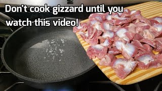 After you watch this you will never buy Chicken Gizzards in the restaurant anymore Very easy recipe [upl. by Ebert]