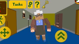 Craft Granny Blocky Neighbor Escape 3D  Episode 9  Gameplay [upl. by Liebermann]