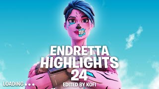 Fortnite Highlights 24  Endretta [upl. by Akinot]