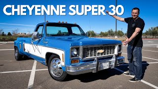 1974 Squarebody C10 Dually With All The Factory Options  Chevrolet Cheyenne Super 30 [upl. by Arotak]