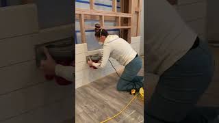 Building an electric fireplace with my brother diyfireplace electricfireplace diyproject home [upl. by Araet275]