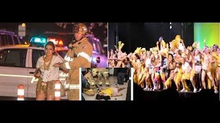 Funny RAW Video 2 VIEWS HIGH SCHOOL STAGE COLLAPSE Accident Musical Glee Show at Rosary Servite [upl. by Ariik823]