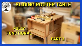 Sliding  Extending Router Table Build Part 3 [upl. by Sanford]