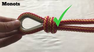 Knot for lifting heavy weights How to tie a heavy load lifting knot 🪢…Simple knot trick [upl. by Eddana582]